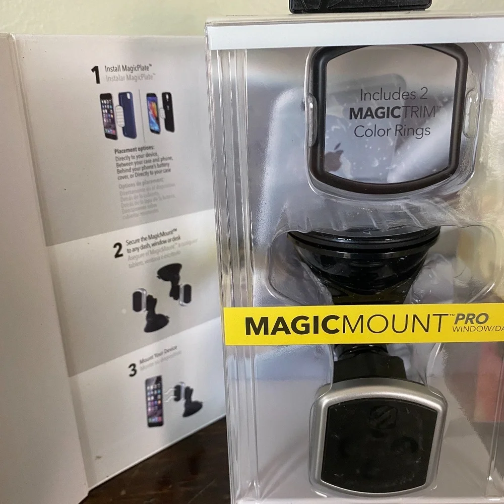 Magic Mount, brand new; for mobile phones, dashboard, car, free up hands, NIB